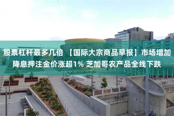 股票杠杆最多几倍 【国际大宗商品早报】市场增加降息押注金价涨超1% 芝加哥农产品全线下跌