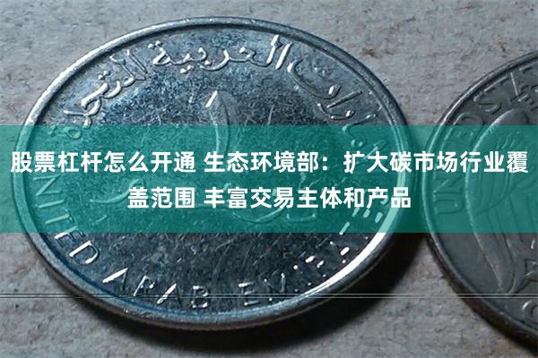 股票杠杆怎么开通 生态环境部：扩大碳市场行业覆盖范围 丰富交易主体和产品